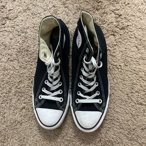 Black Hightop Converse All Star Sneakers Size 7M/9W
